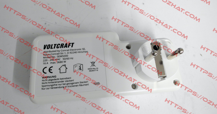 P/N: VC-12936570, Type: Energy logger SEM5000 Voltcraft