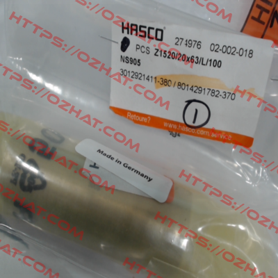 Z1520/20x63/L/100 Hasco