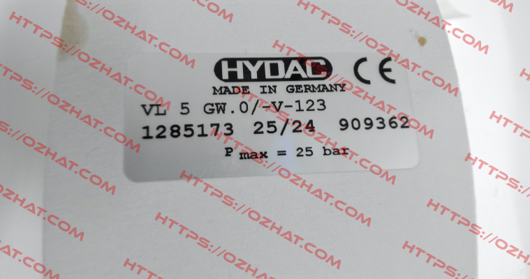 1285173 / VL 5 GW.0/-V-123 Hydac