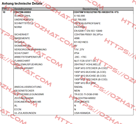 CDH75M-00003 TR Electronic