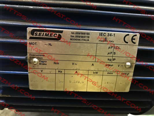 HBV 80C 4 230.400-50 B14  Seimec (Rossi)
