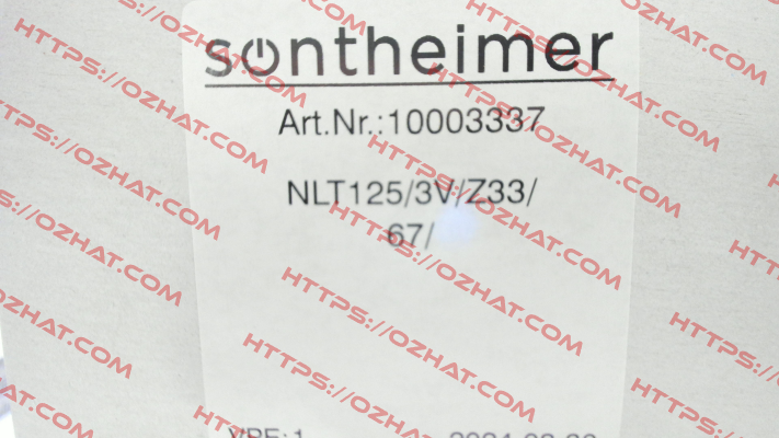 NLT125/3V/Z33/67 Sontheimer