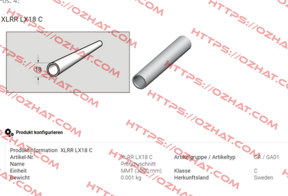 XLRR LX18 C FlexLink