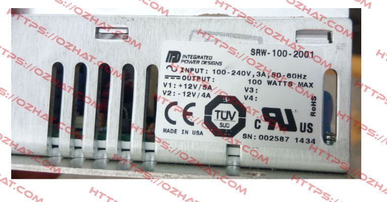 SRW-100-2001  INTEGRATED POWER DESIGNES