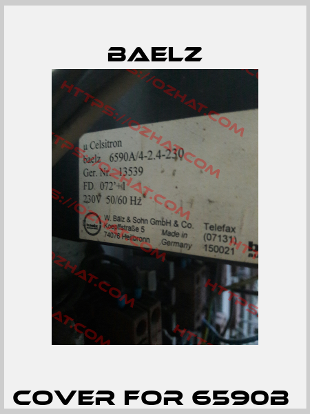 Cover for 6590B  Baelz