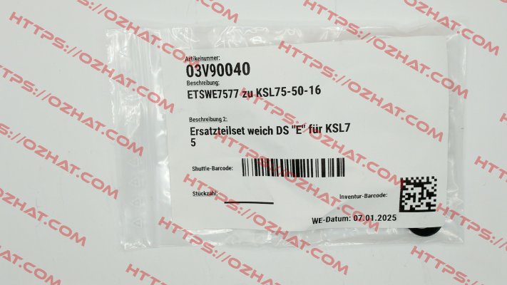 03V90040 /ETSWE7577 zu KSL75-50-16 BEE