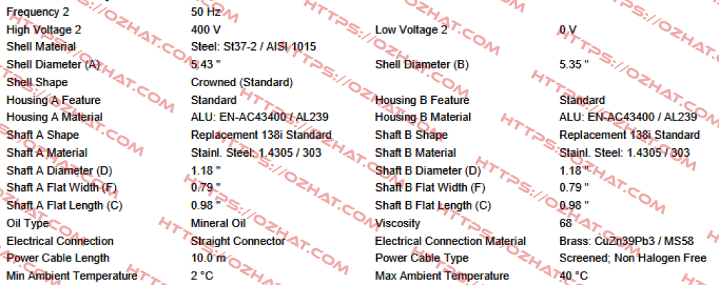 MI-DM0138 DM1383-AAA03D0G5VJK-457mm Interroll