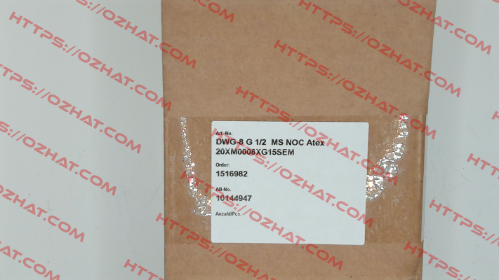 20XM0008XG15SEM // DWG-8 G 1/2" Meister