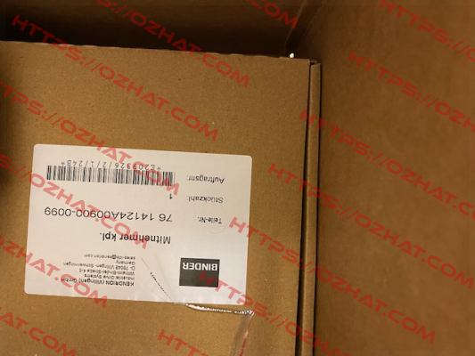 76 14124A00900-0099 Binder