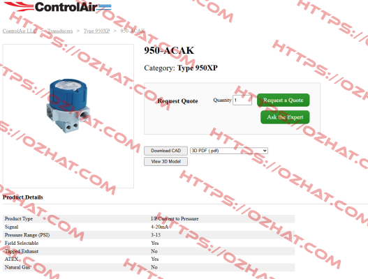 950-ACAK ControlAir