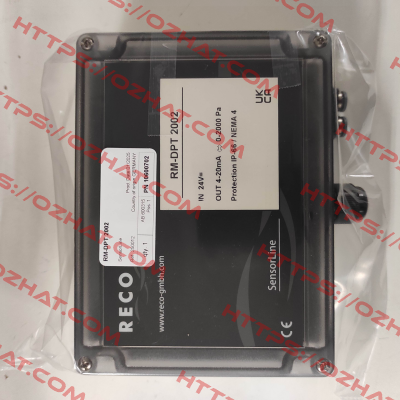 P/N: 10600702, Type: RM-DPT 2002 Reco