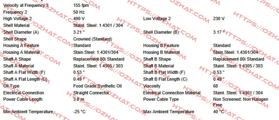 MI-DM0080 DM0803-AAC11E0U8EDC-200MM Interroll