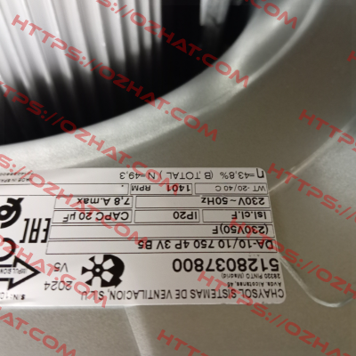DA-10/10 750 4P 3V B5 (230V50)F V5 / 5128037800 Chaysol