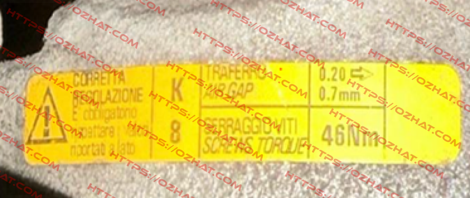 DC V230 AC-K8 Freno