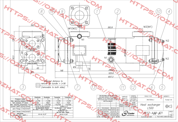 KK12-ACN-121 L500 HS Cooler