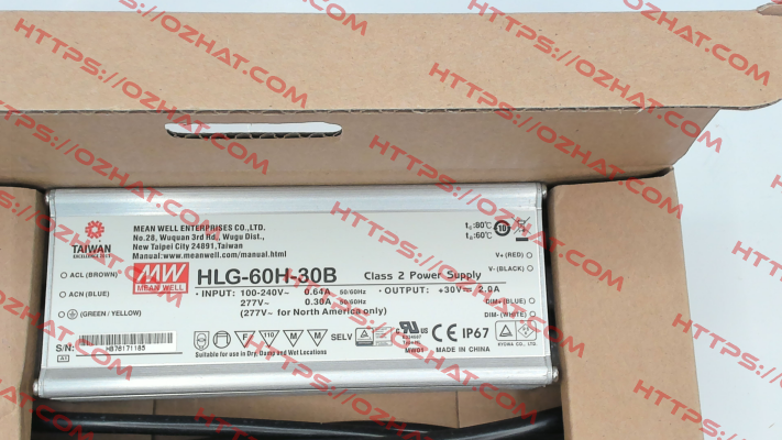 HLG-60H-30B Mean Well
