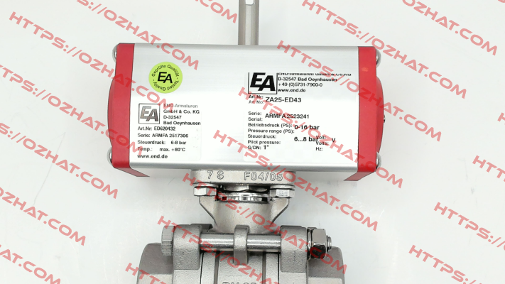 ZA25-ED43 End Armaturen