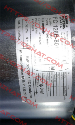 FC 126B-801 Euro Motors Italia