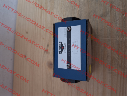 type: KPCV-6-W, VNKAN06001 VINCKE HYDRAULIC