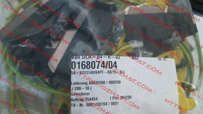 p/n:0168074/04    Type: SA-KDS2/40/04PE-88/15-0,5 Vahle
