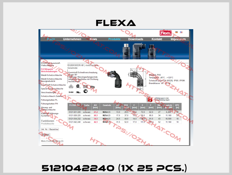 5121042240 (1x 25 pcs.)  Flexa