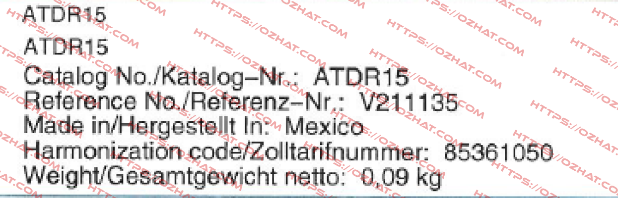 ATDR15 (V211135)  Mersen