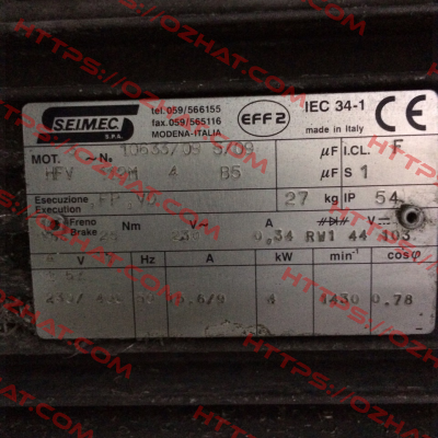 HBV 112M 4 230.400-50 B5  Seimec (Rossi)