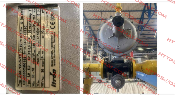 233-12-5-72 DN50 PN 16/5 Itron