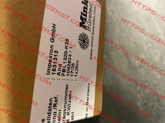 FBL1320-K35 Mink Bürsten