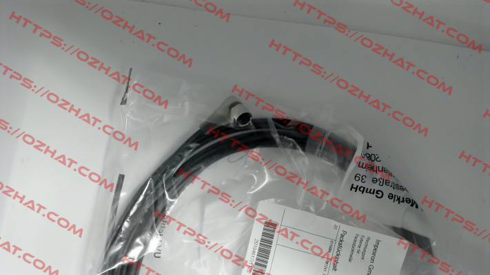 Winkelstecker N20 90° mit 3 m PU-Kabel Merkle