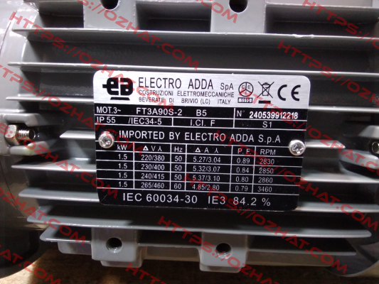 FT3A90S-2 1,5kW 2P 400/230V 50Hz B5 Electro Adda