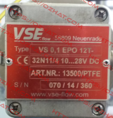VS 0,1 EPO12V 32N11/4 - 10...28VDC Vse-Flow