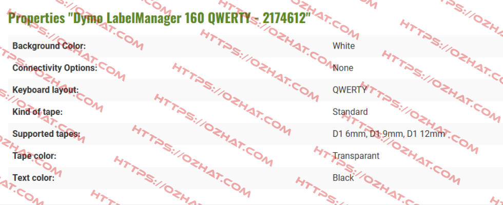 Qwerty keyboard (2174612) DYMO