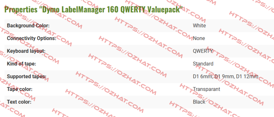 Qwerty keyboard (2142267) DYMO