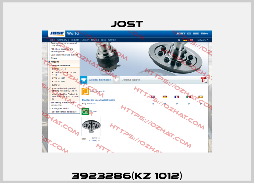  3923286(KZ 1012)  Jost