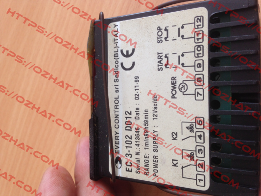 EC3-102-D012 EVCO - Every Control