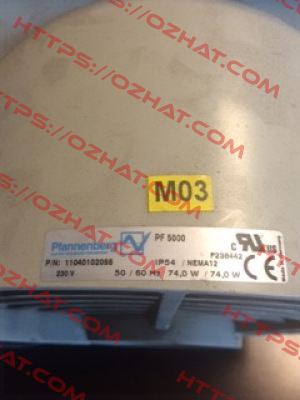 PF 5000 REPLACED BY PF 65000 230V 54 Ral 9011 11665102050  Pfannenberg