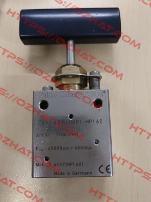 65V4H081-HP160, Art N: 3780.2991  Maximator