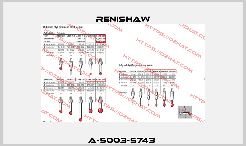 A-5003-5743  Renishaw