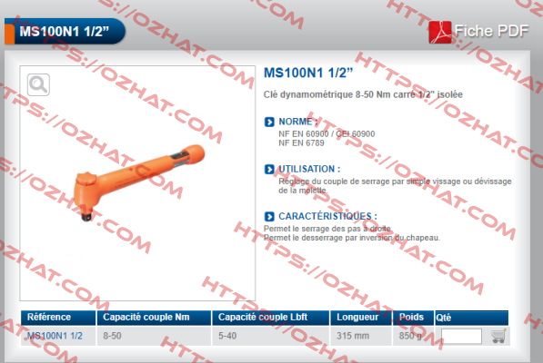 MS100N1 1/2  Sibille Fameca