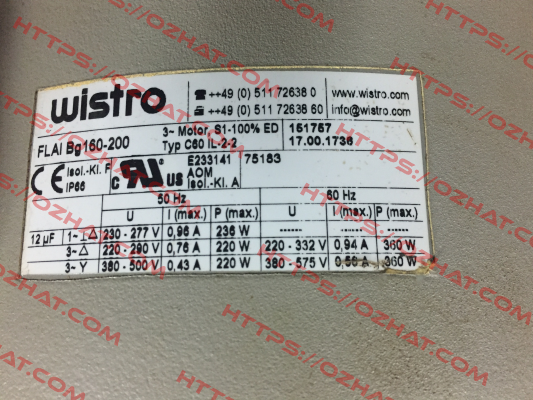 17.10.0233 Wistro