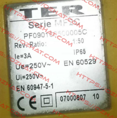 PF090100500005C Ter Tecno Elettrica Ravasi