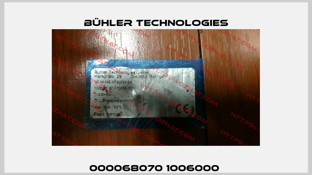 000068070 1006000  Bühler Technologies