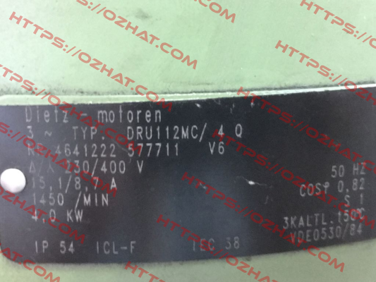 DRU112MC/4 Q obsolete, replacement R00-166057-IE2  Dietz-Motoren