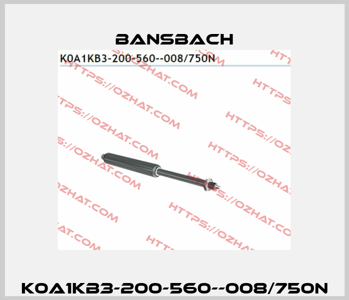 K0A1KB3-200-560--008/750N Bansbach