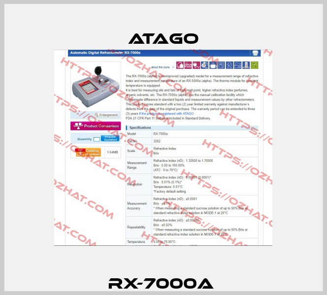 RX-7000a  ATAGO