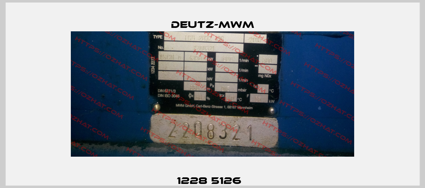 1228 5126   Deutz-mwm
