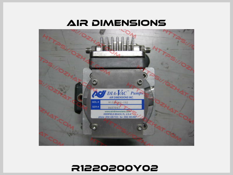 R1220200Y02  Air Dimensions