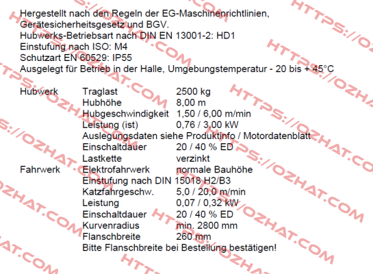 ST 5025-6/1,5 1/1  Stahl CraneSystems
