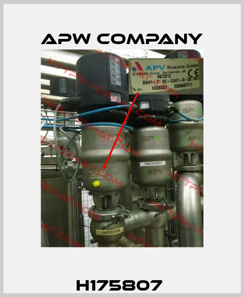 H175807  Apw Company